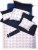 TBSC TravelBett-Set Comfort-plus BORKUM blauwei (fr 1 Person)